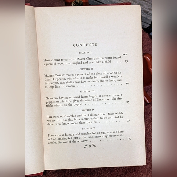 1939 Vintage Collectible Pinocchio by C Collodi Hardback Book - Picture 13 of 16